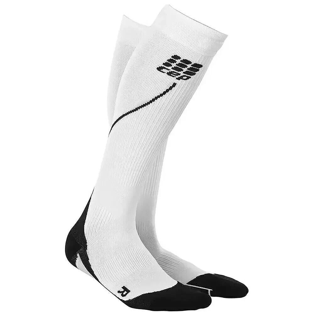 CEP Compression Socks Womens White Black Progressive + 2.0 size ll (small)
